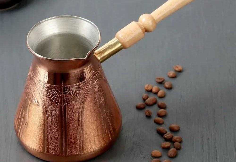 قهوه جوش مسی بزرگ مناسب پذیرایی های چند نفره و مهمانی